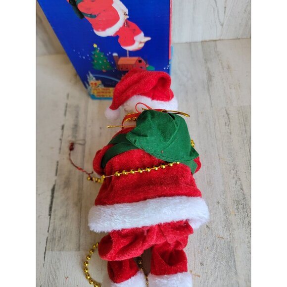Vintage climbing animated Santa Claus Xmas home decor Bell - Picture 7 of 8
